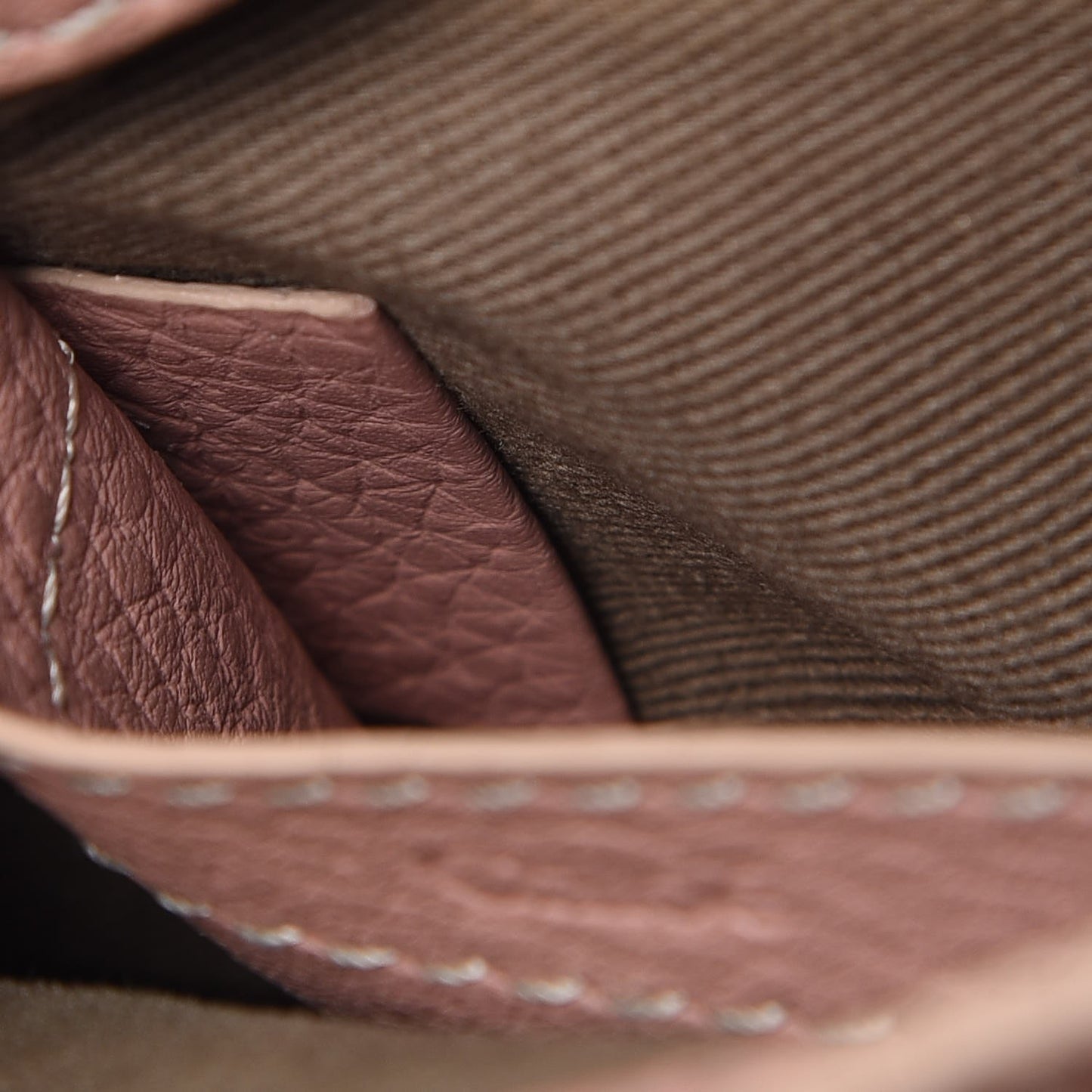 Grained Calfskin Small Marcie Saddle Bag Anemone Pink