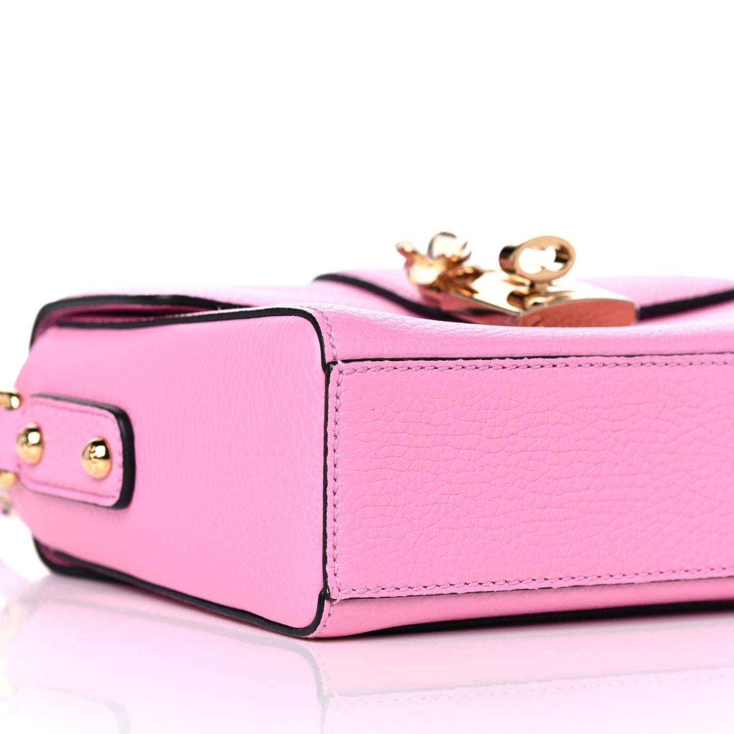 Calfskin Miss Bonita Top Handle Bag Rosa Chiaro