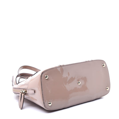 Gucci Patent Microguccissima Small Nice Top Handle Dome Bag Dark Cipria 4 of 11