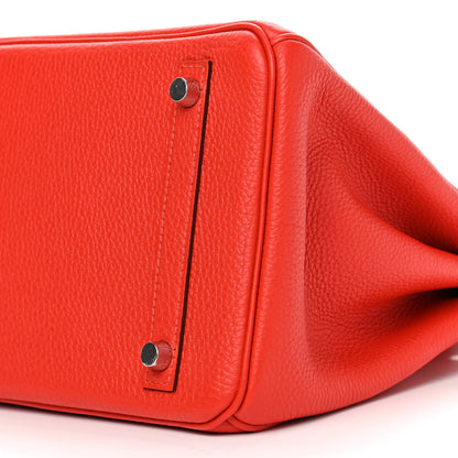 Hermes Togo Birkin 30 Capucine 8 of 10