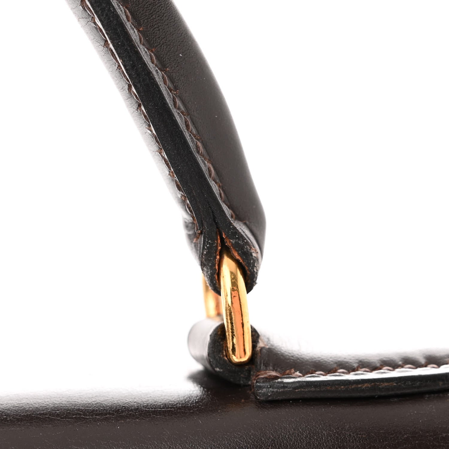 Hermes Tadelakt Kelly Sellier 35 Chocolate 16 of 16