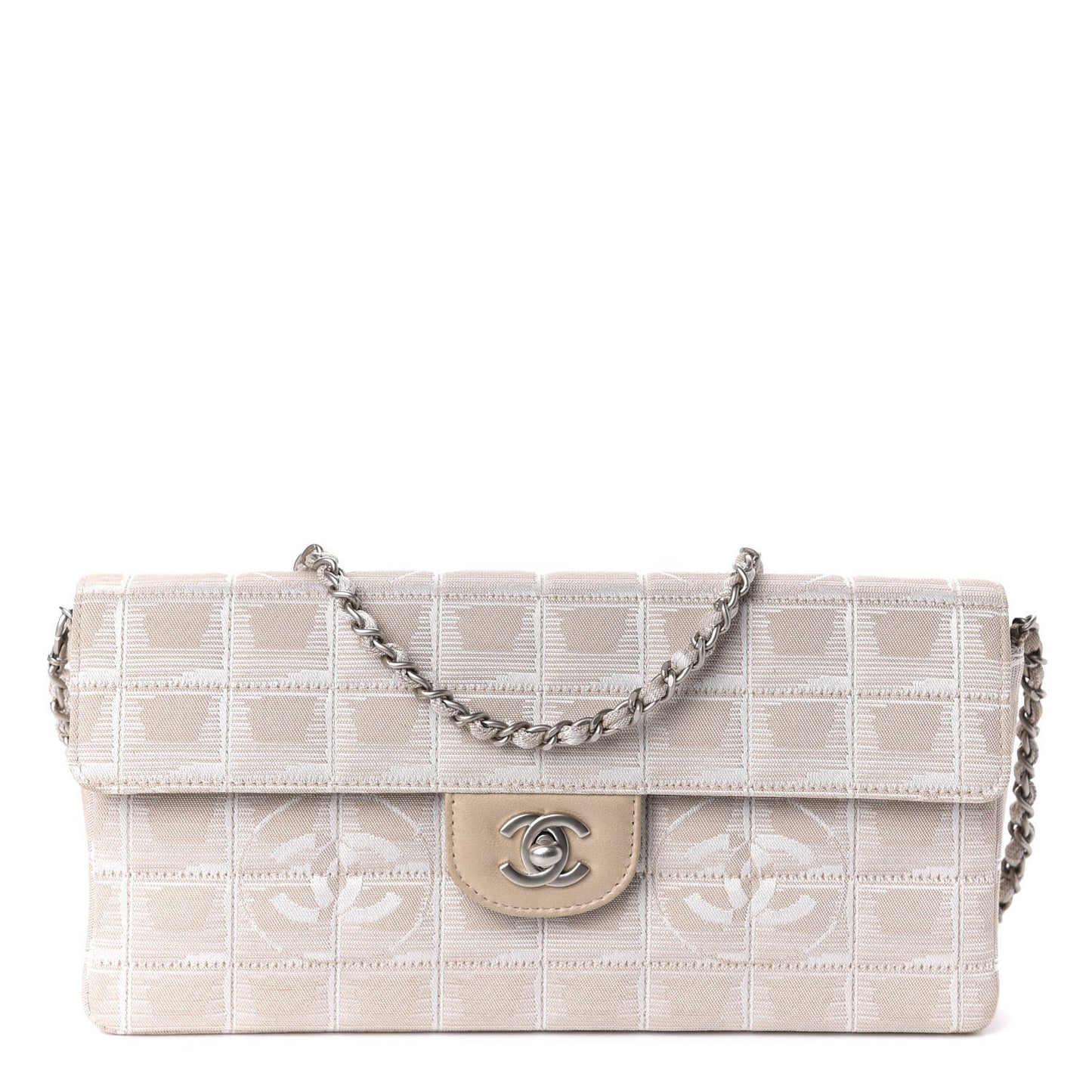 Nylon Travel East West Flap Beige