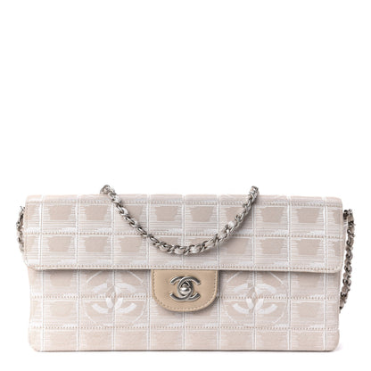 Chanel Nylon Travel East West Flap Beige 1 of 13