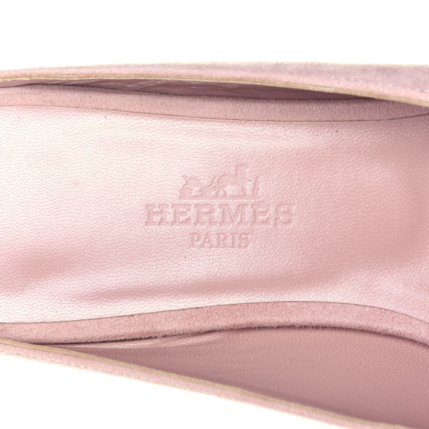 Hermes Suede Goatskin Crystal Roxane Mules 36 Rose 9 of 11