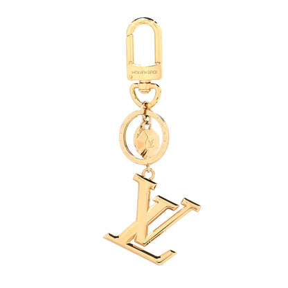 Louis Vuitton LV Facettes Bag Charm Key Holder Gold 1 of 5
