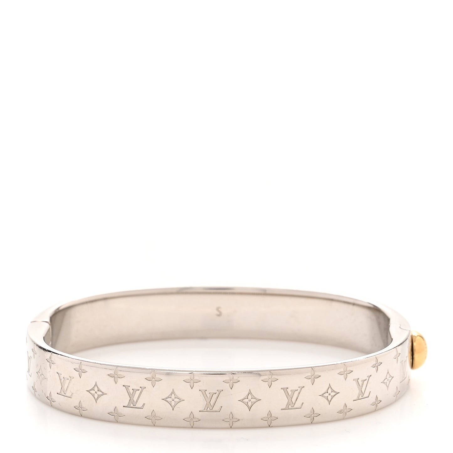 Palladium Monogram Nanogram Cuff S Silver