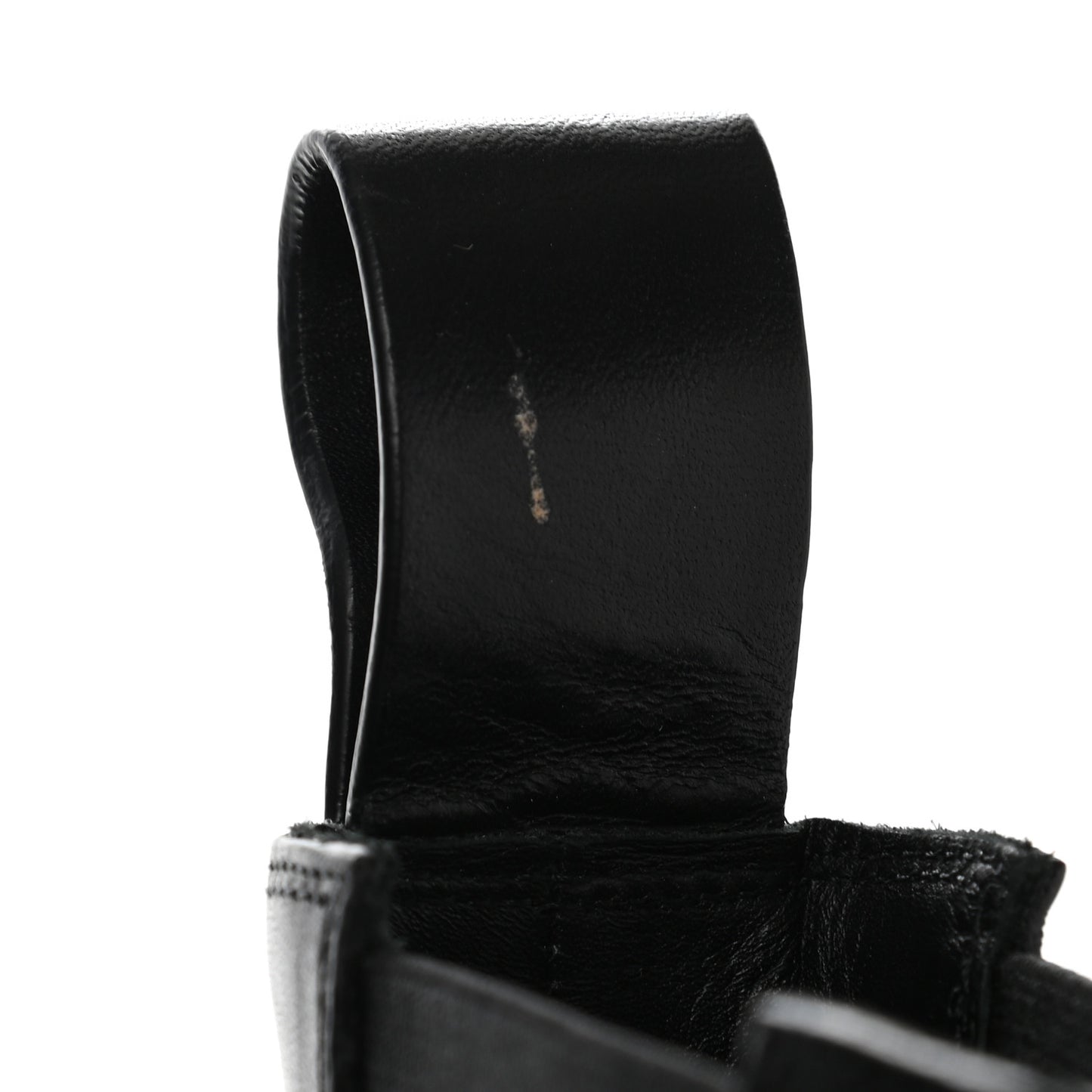 Calfskin The Tire Chelsea Boots 36 Black Peachy