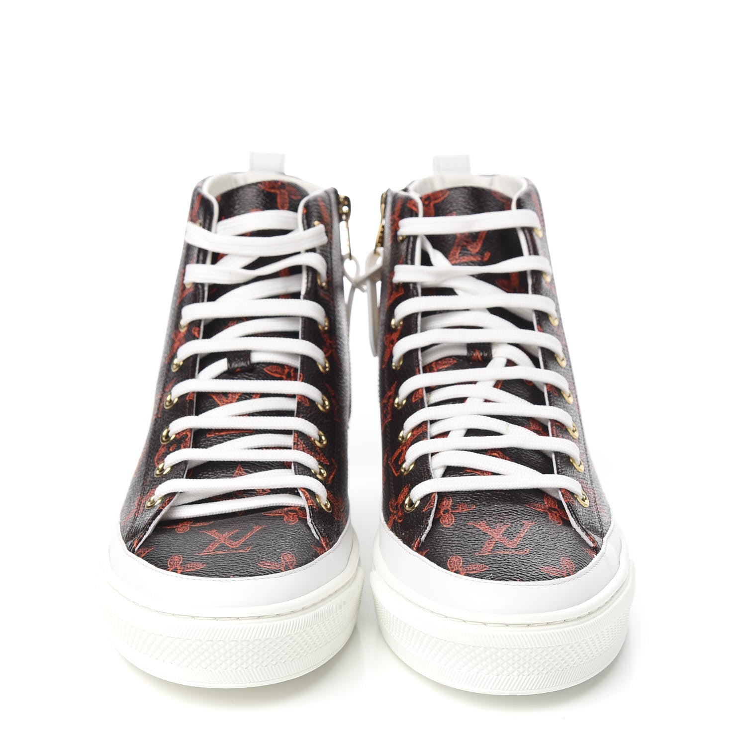 Louis Vuitton Catogram Stellar Sneaker Boots 40 Marron 2 of 9