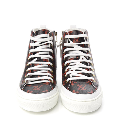 Louis Vuitton Catogram Stellar Sneaker Boots 40 Marron 2 of 9