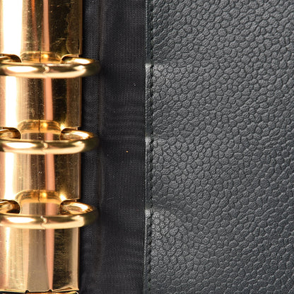 Chanel Caviar Timeless CC Ring Agenda Planner Dark Green 10 of 10