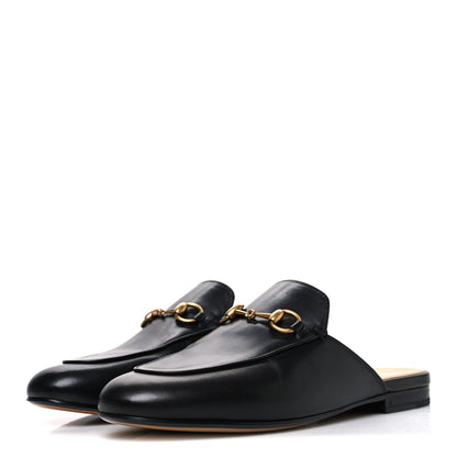 Gucci Calfskin Womens Princetown Slippers 36.5 Black 4 of 11