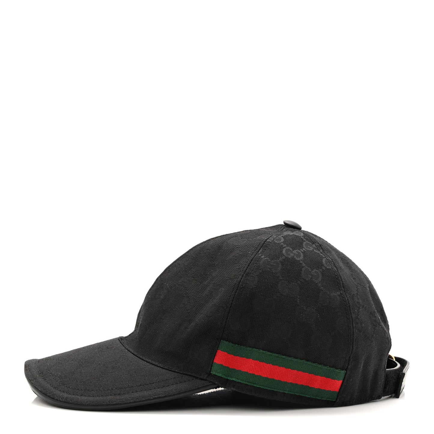 Monogram Web Baseball Hat M 58 Black