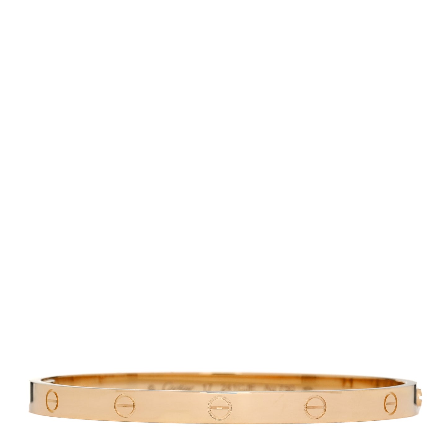 18K Yellow Gold Medium LOVE Bracelet 17