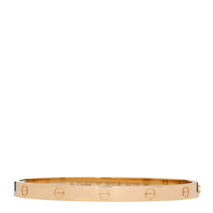 Cartier 18K Yellow Gold Medium LOVE Bracelet 17 1 of 10