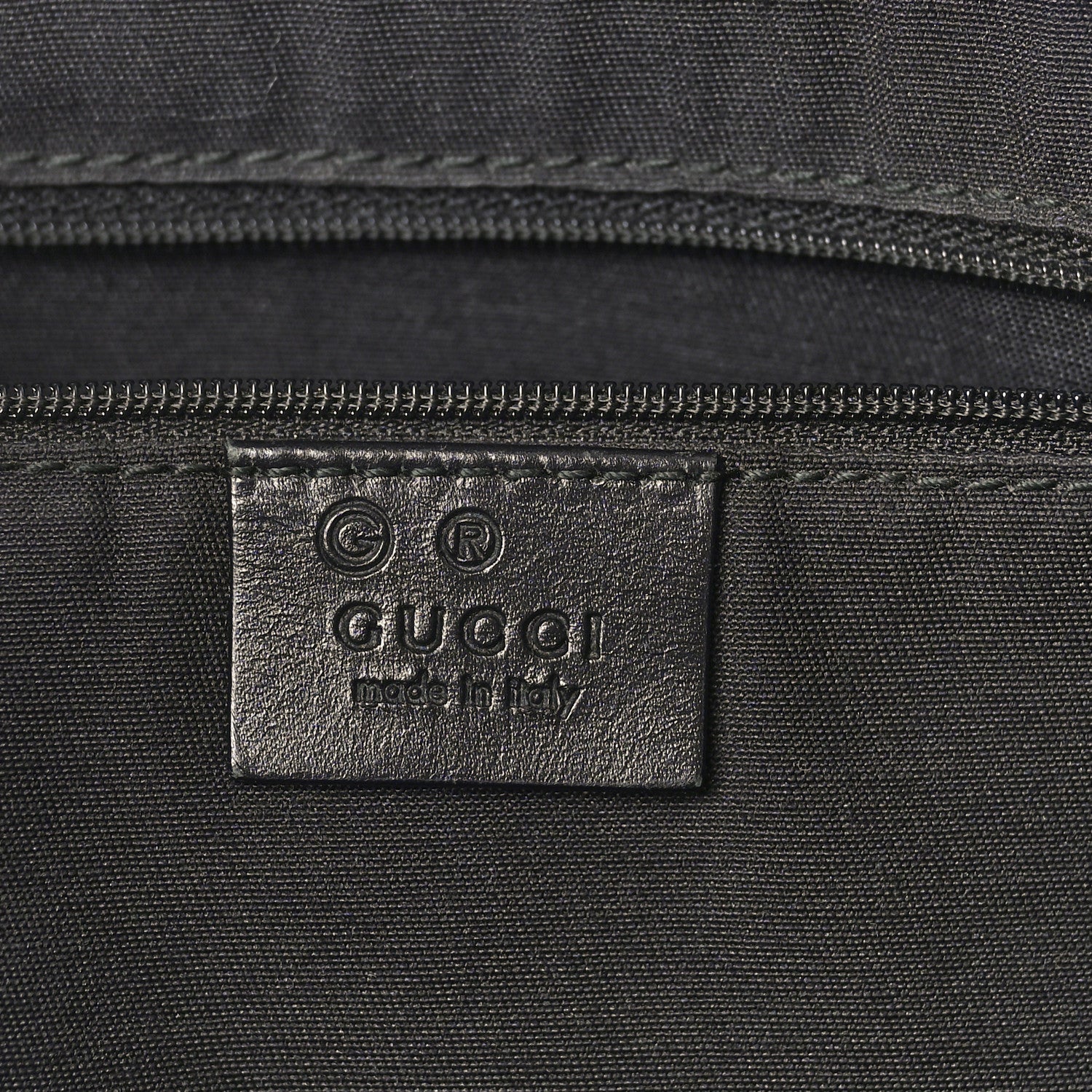 Gucci Monogram Crest Tote Black 6 of 14