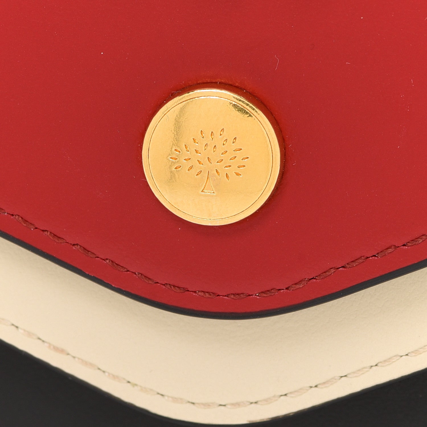 Mulberry Smooth Calfskin Multiflap Chain Wallet Navy Multicolor 8 of 11