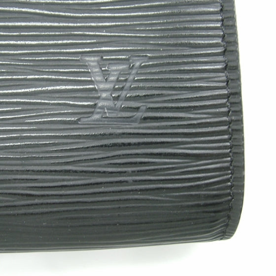 Louis Vuitton Epi Pochette Accessories Black 4 of 9