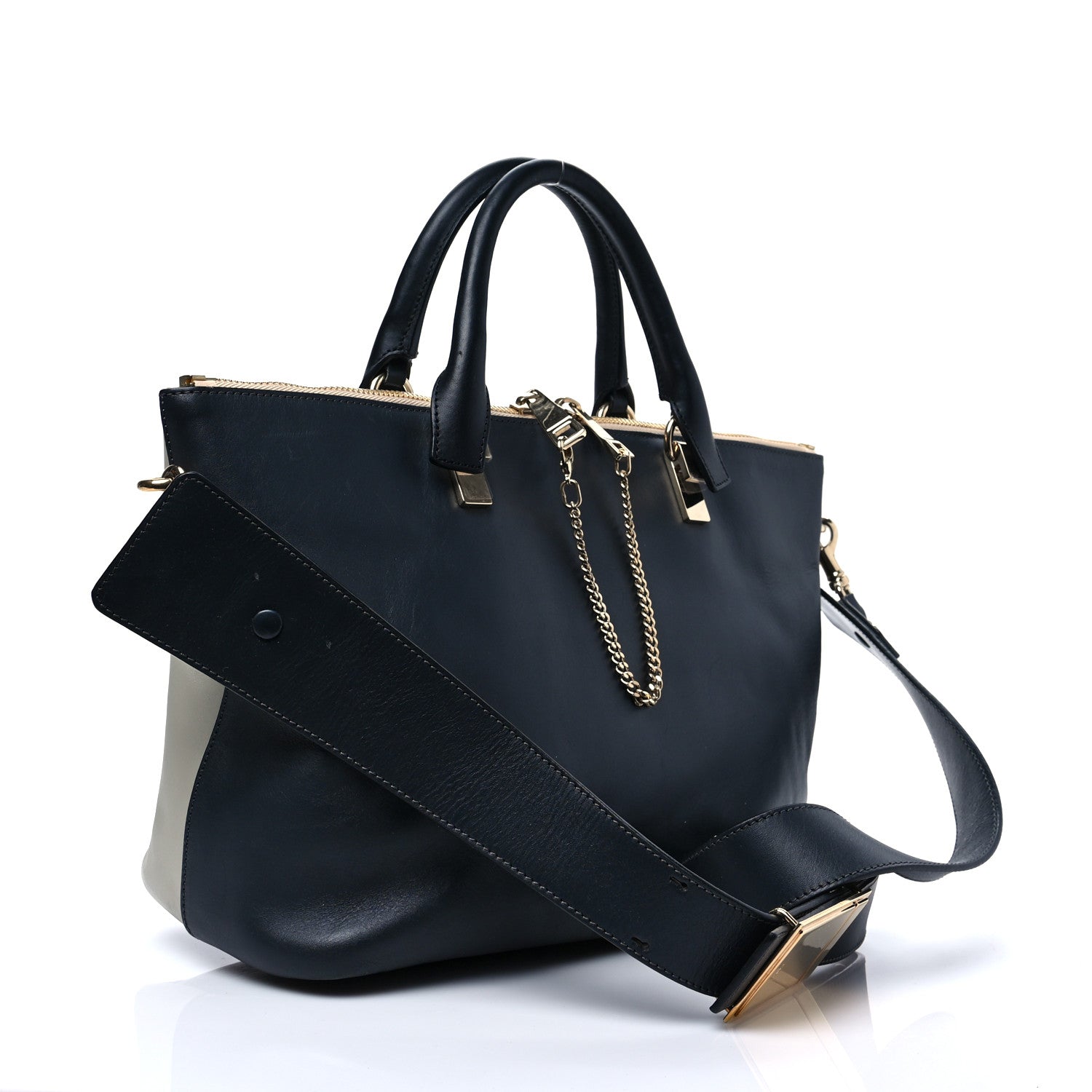 Chloe Smooth Calfskin Medium Baylee Tote Marshmallow 2 of 10