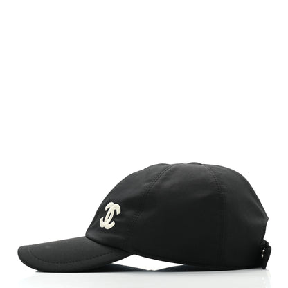 Chanel Cotton CC Cap Hat Black 4 of 10