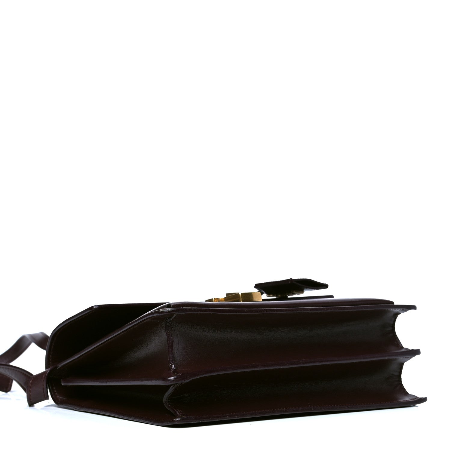 Saint Laurent Smooth Calfskin Medium High School Satchel Bordeaux 3 of 7