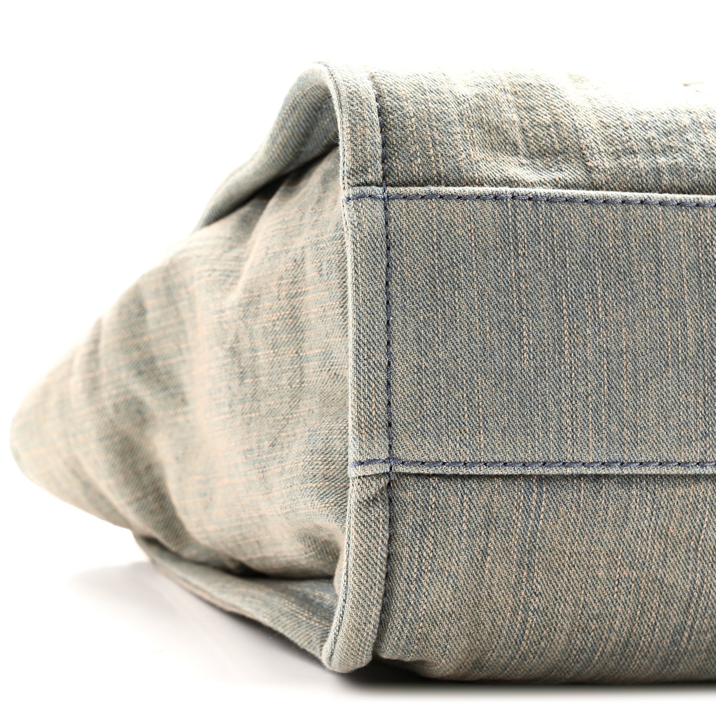 Denim Small Deauville Tote Light Blue