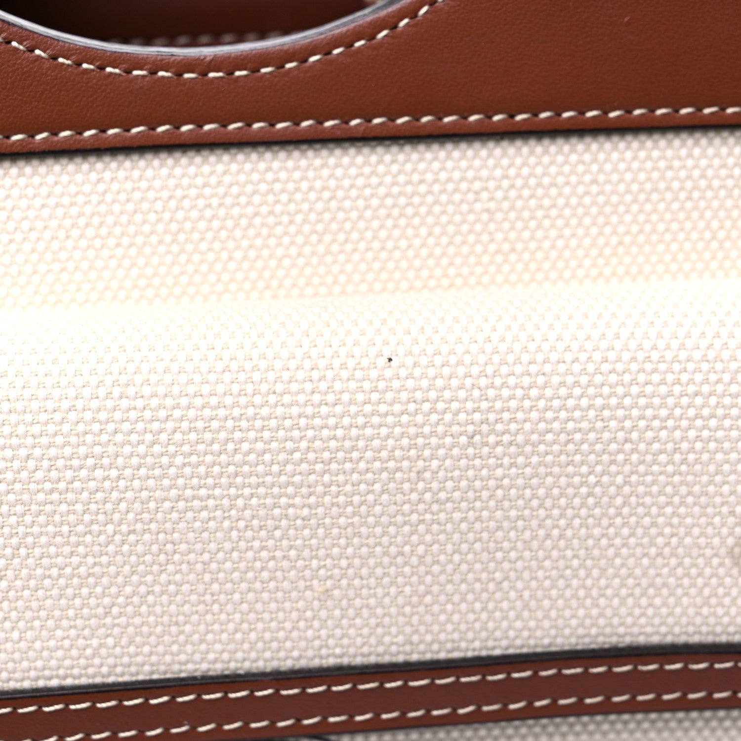 Burberry Canvas Smooth Calfskin Two Tone Mini Pocket Bag Tan 13 of 13