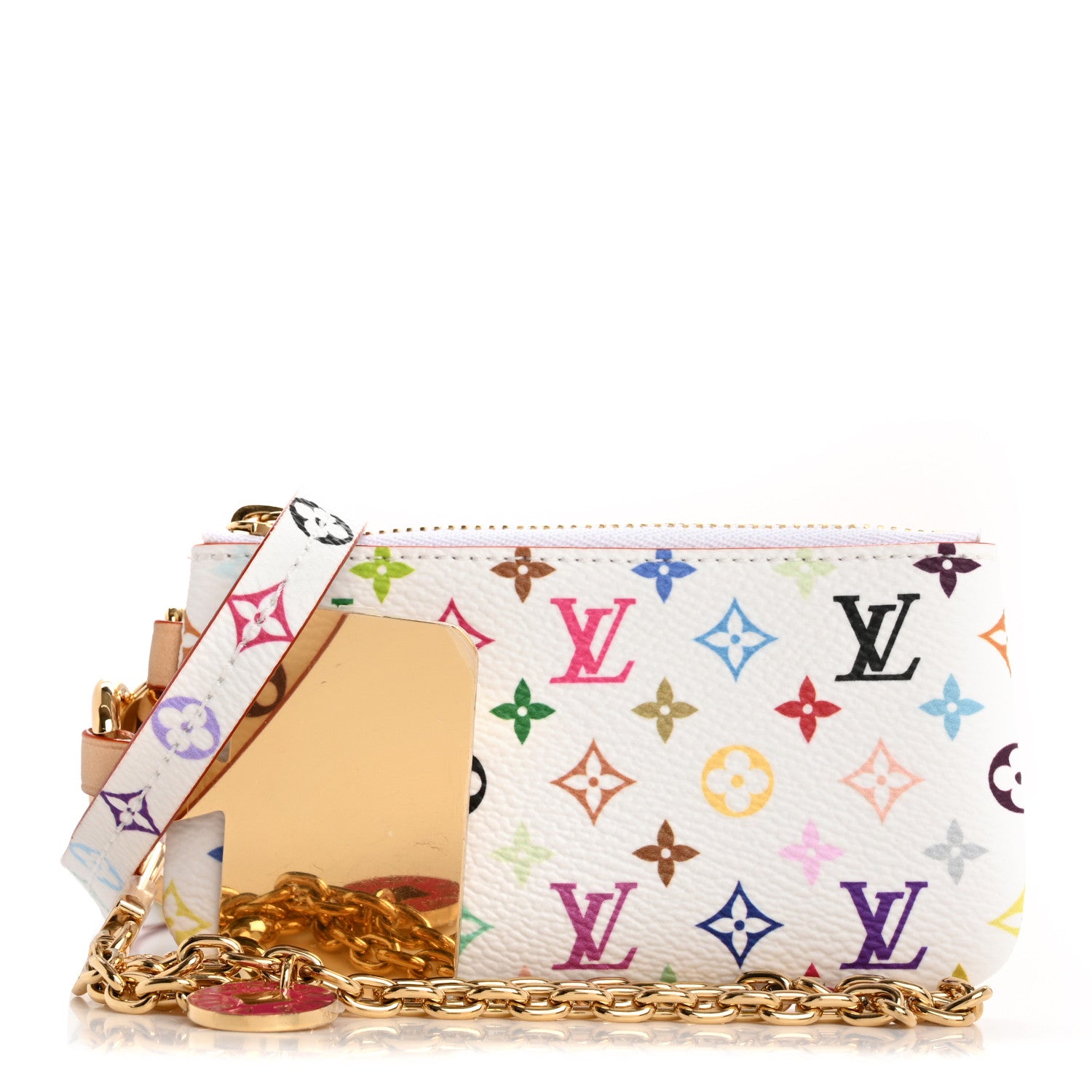 Louis Vuitton LV X TM Monogram Multicolor Phone Holder White 1 of 12