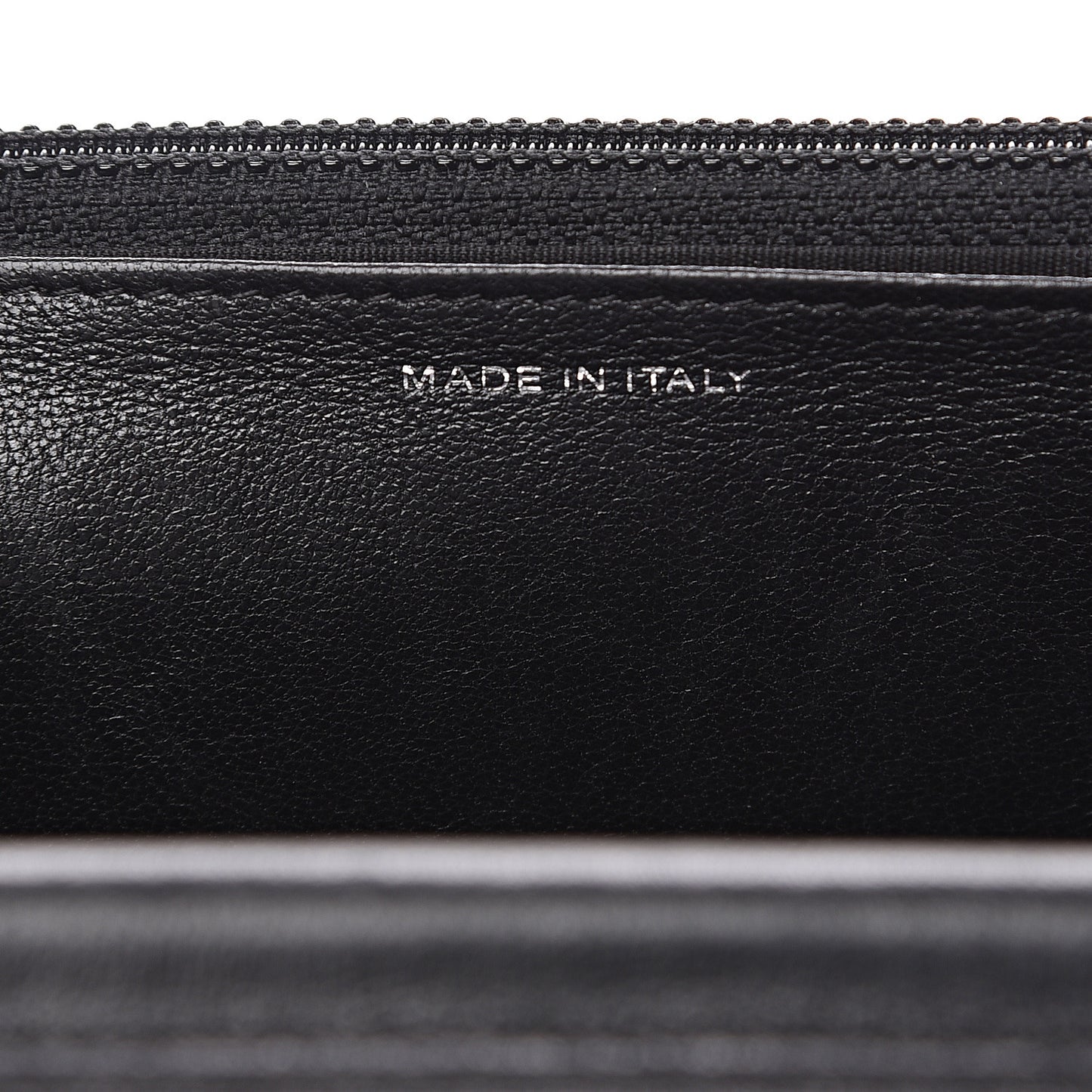 Sheepskin Quilted Mademoiselle Vintage Wallet On Chain WOC Black