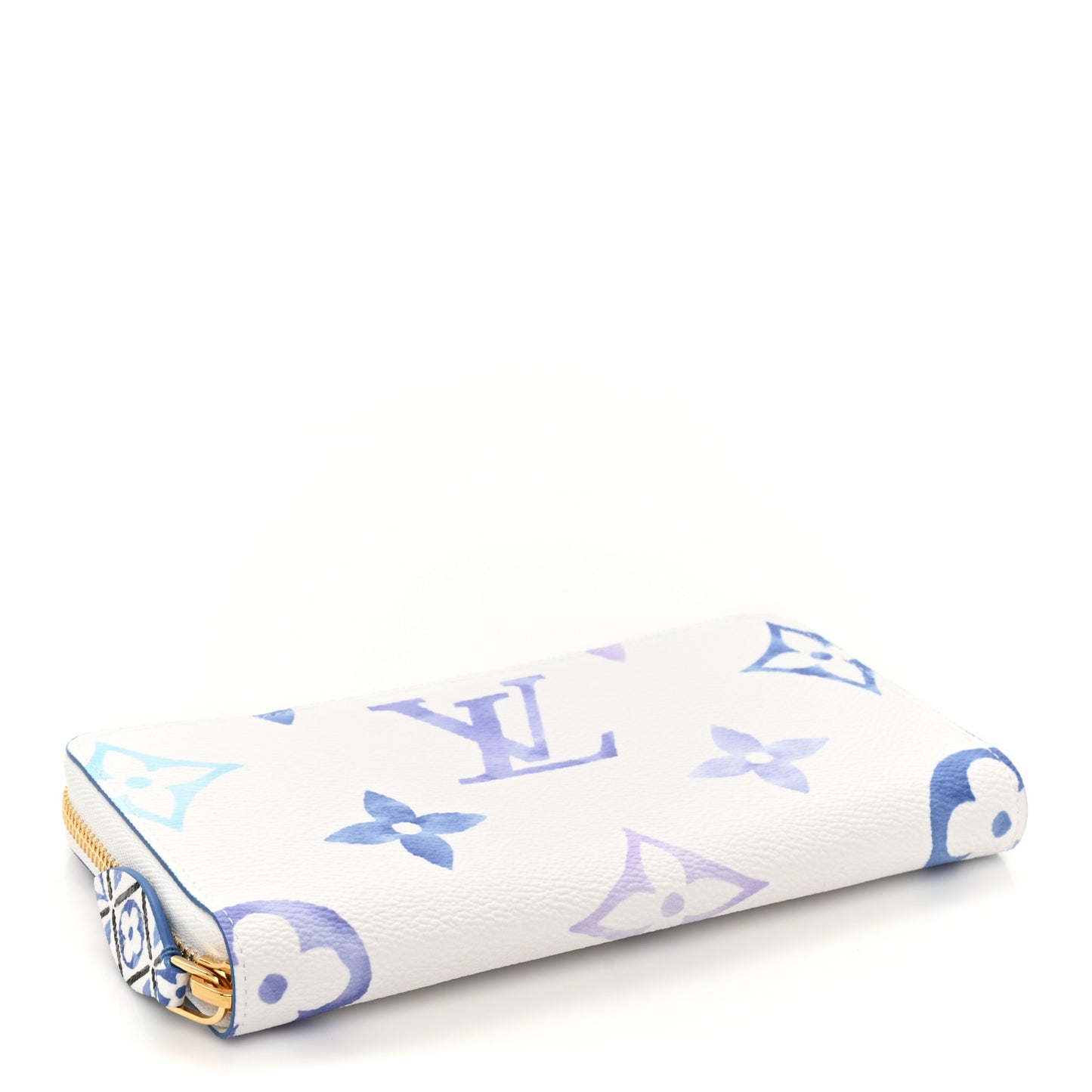 Monogram Giant By The Pool Zippy Wallet Resort Blue