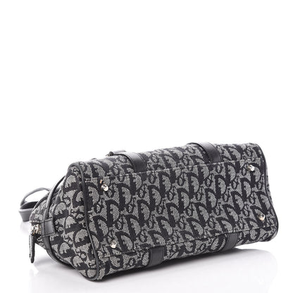 Christian Dior Denim Monogram Charms Shoulder Bag Black 4 of 13