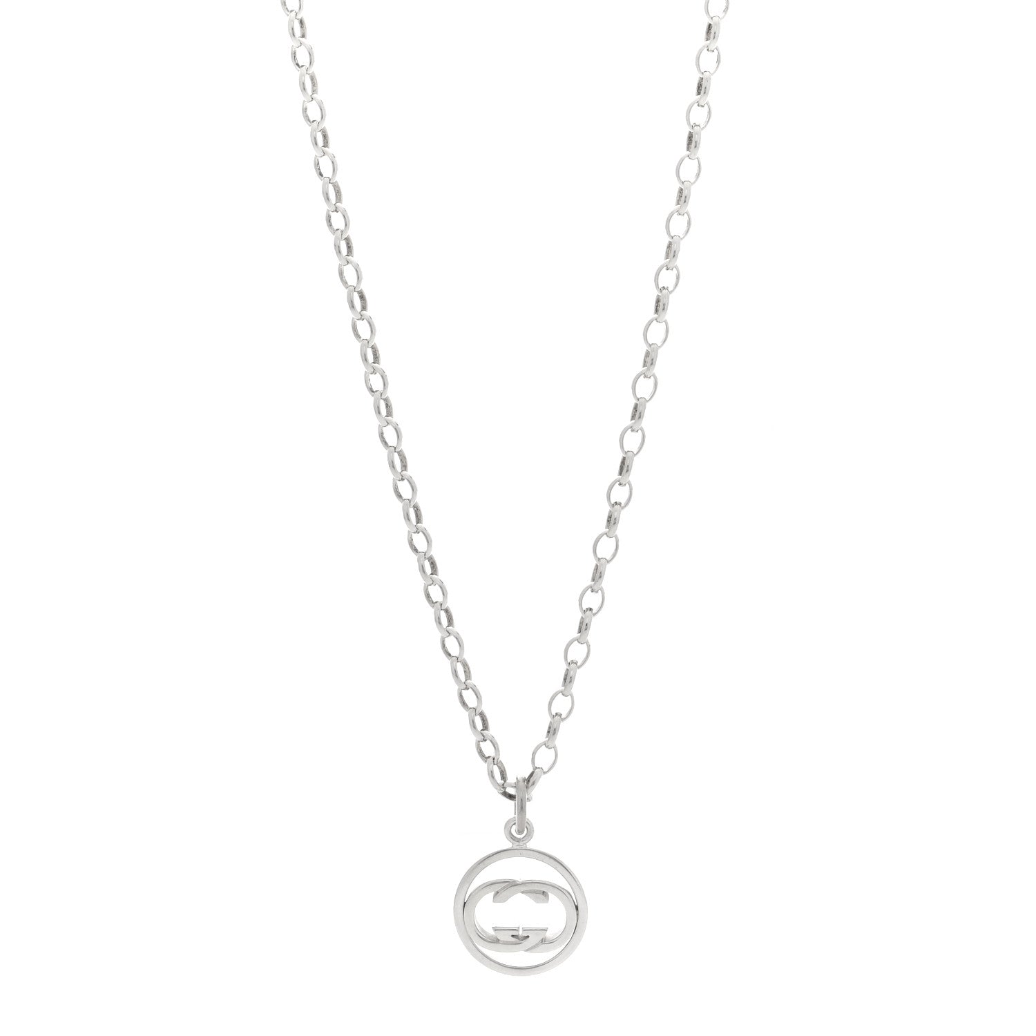 Gucci Sterling Silver Britt Necklace 1 of 6
