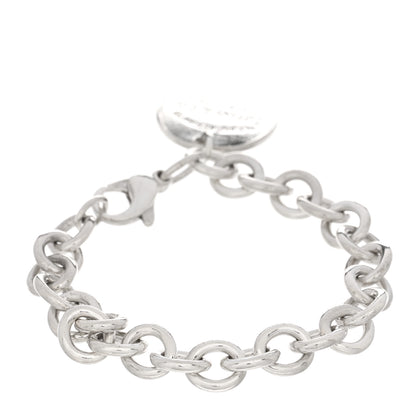 Tiffany Sterling Silver Return to Tiffany Round Tag Charm Bracelet 2 of 3