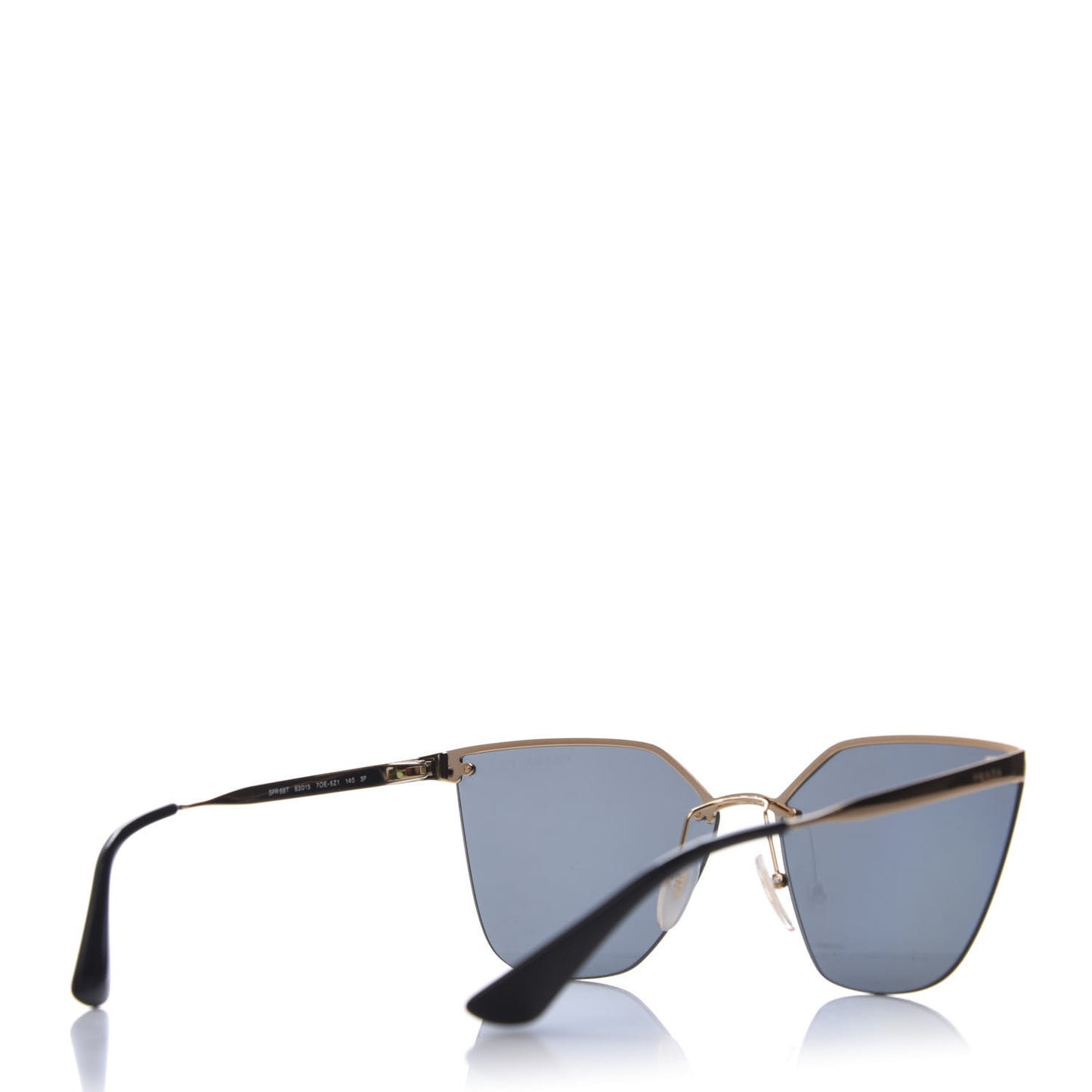 Polarized Cat Eye Sunglasses SPR 68T Black