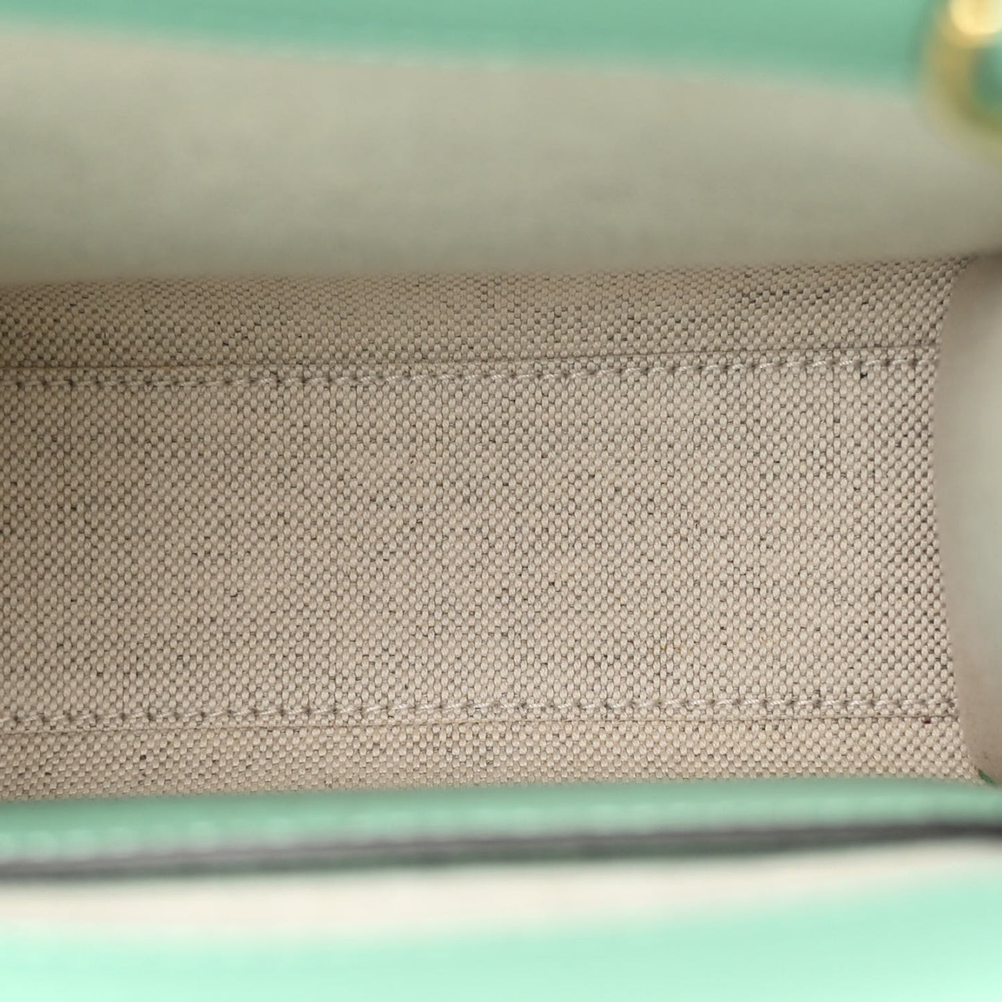 Monogram Jumbo GG Textured Dollar Calfskin Mini Tote Bag Pepperlight Mint