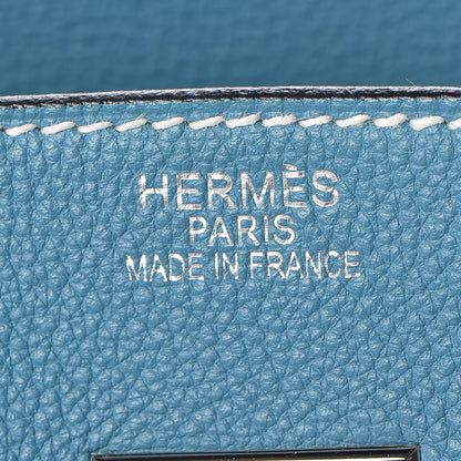 Hermes Togo Birkin 35 Blue Jean 21 of 34