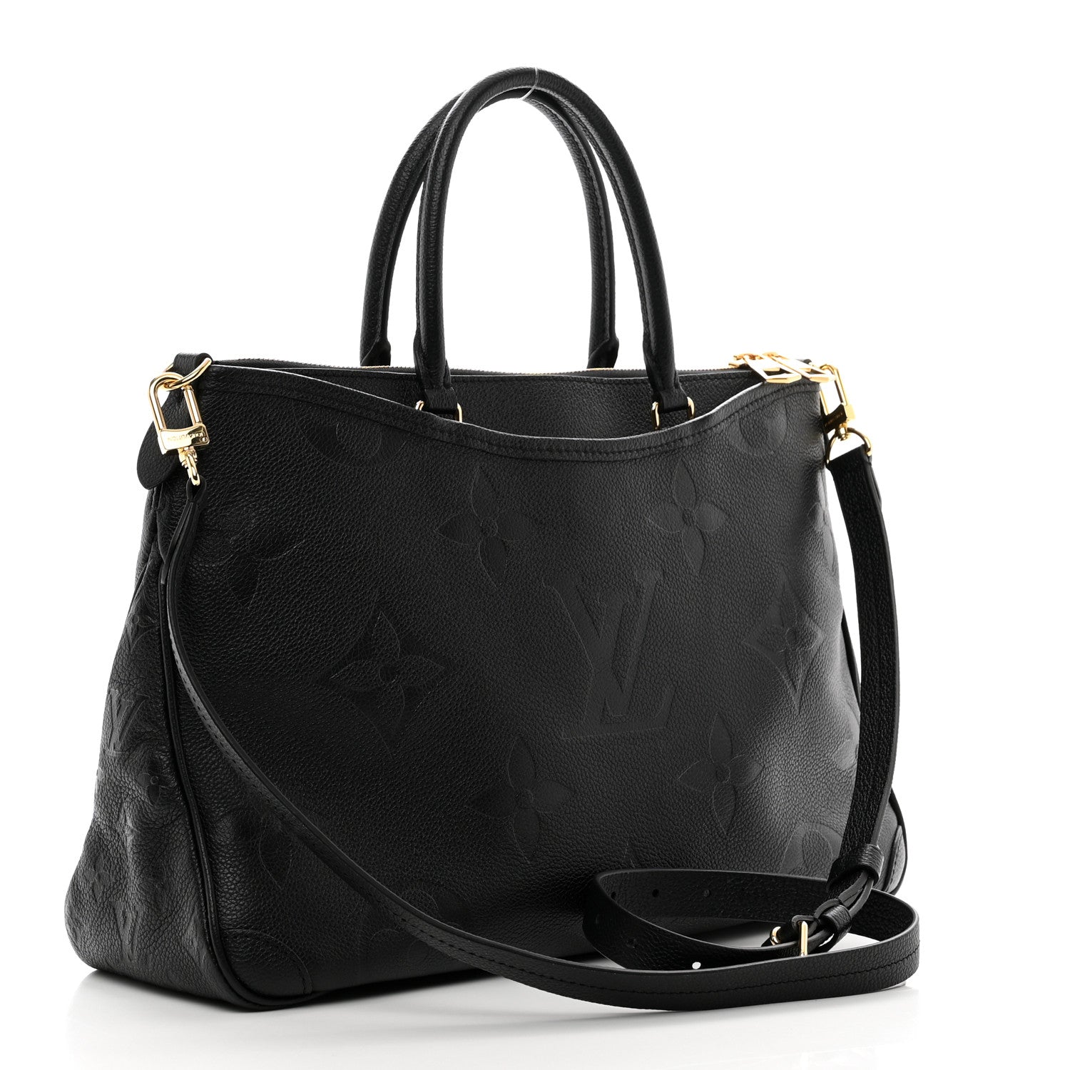 Louis Vuitton Empreinte Monogram Giant Trianon MM Black 3 of 9