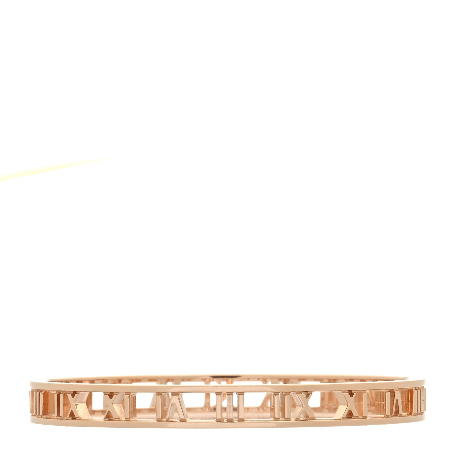 Tiffany 18K Rose Gold Atlas Open Bangle Bracelet 1 of 4