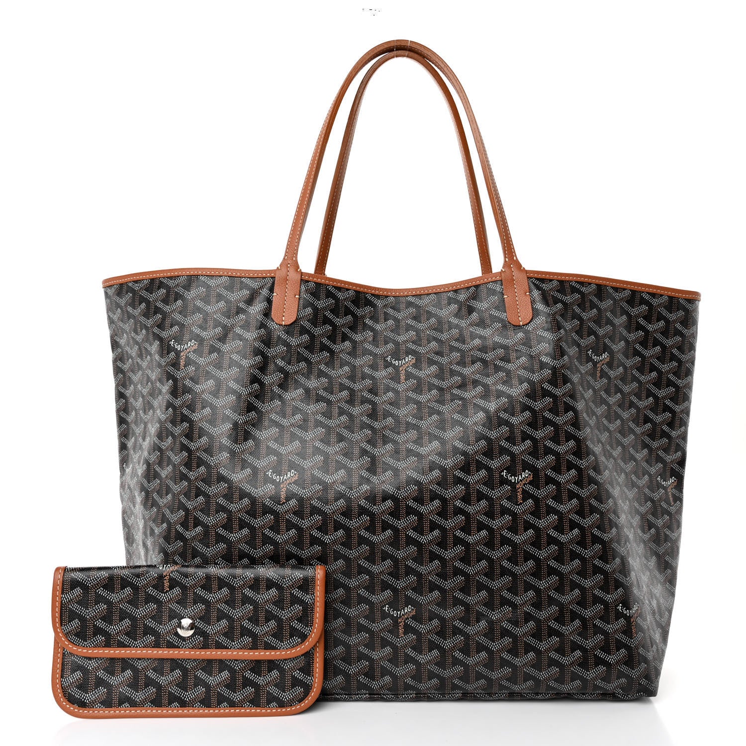 Goyard Goyardine Saint Louis GM Black Gold 3 of 11