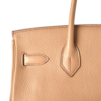 Hermes Taurillon Clemence Birkin 30 Camel Tabac 39 of 44