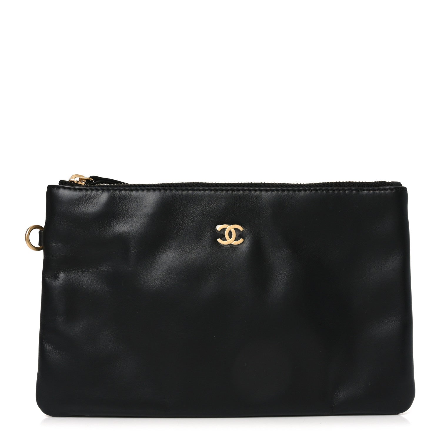 Chanel Shiny Calfskin Chanel 22 Removable Pouch Black 1 of 5