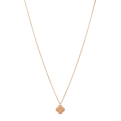 Van Cleef & Arpels 18K Rose Gold Sweet Alhambra Pendant Necklace 1 of 7