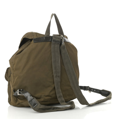 Prada Nylon Vela Large Backpack Green 3 of 13