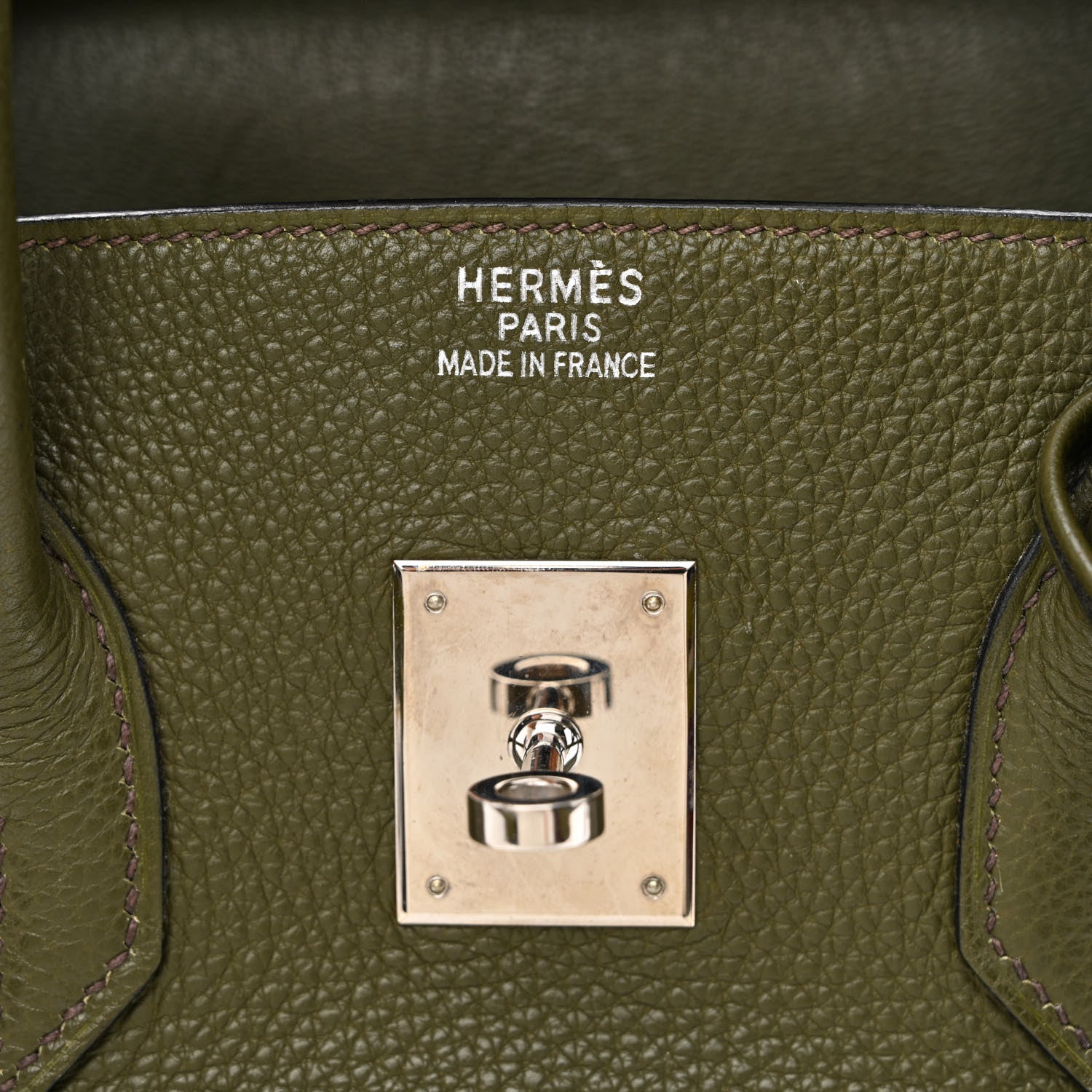Hermes Togo Chevre Mysore Bi-Color Birkin 35 Vert Veronese Vert Anis 6 of 13