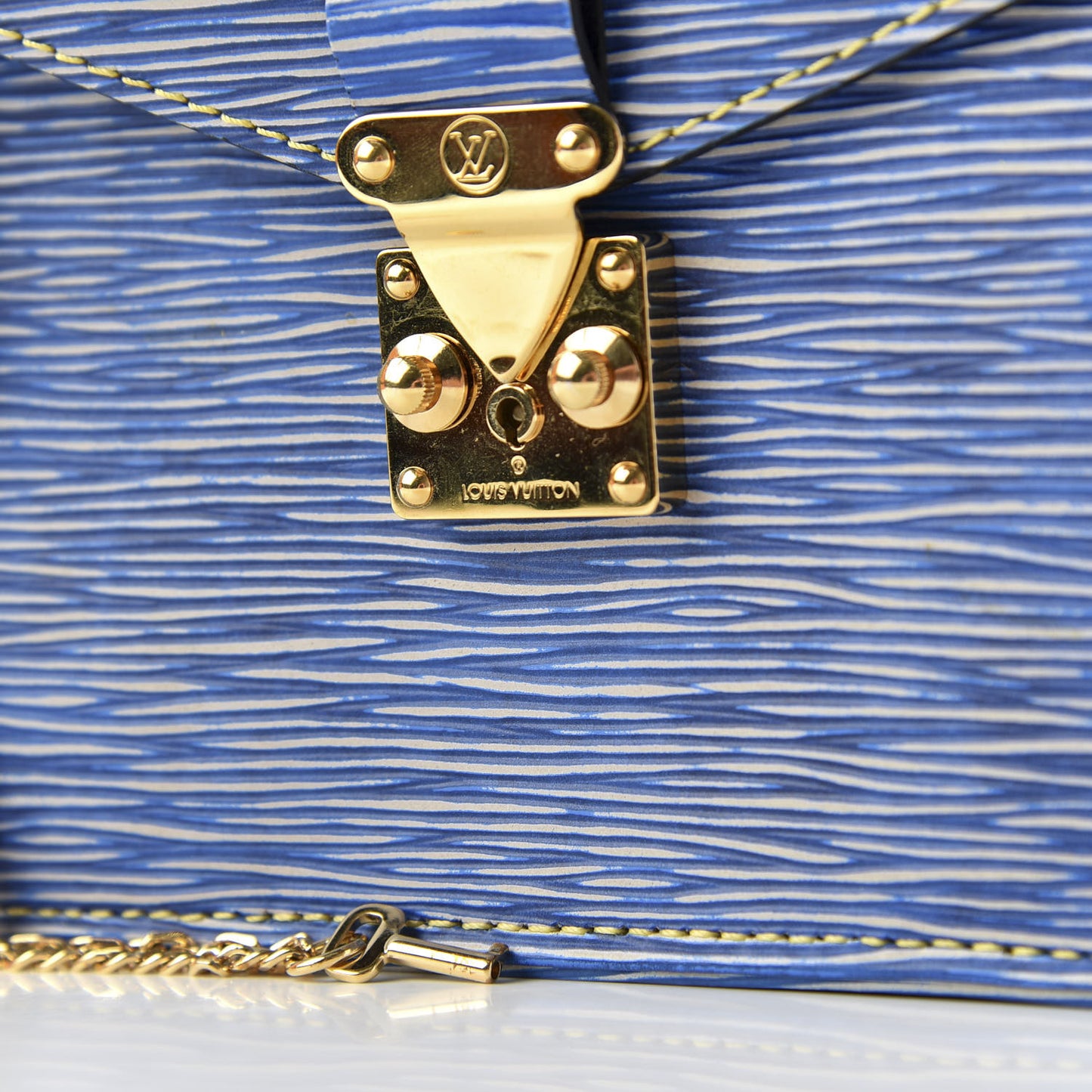 Epi Reverse Monogram Pochette Metis Denim Light