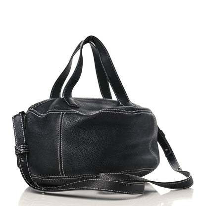 Balenciaga Calfskin Round Air Hobo Black 2 of 8