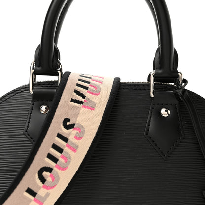 Louis Vuitton Epi Jacquard Alma BB Black 7 of 10