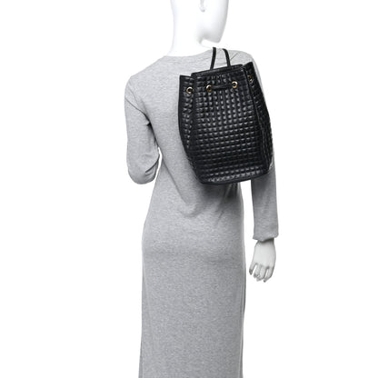 Celine Calfskin Quilted Small C Backpack Black Black 2 of 11