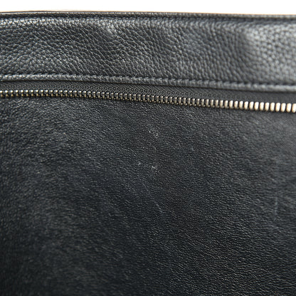 Celine Drummed Calfskin Suede Medium Trapeze Black 15 of 18