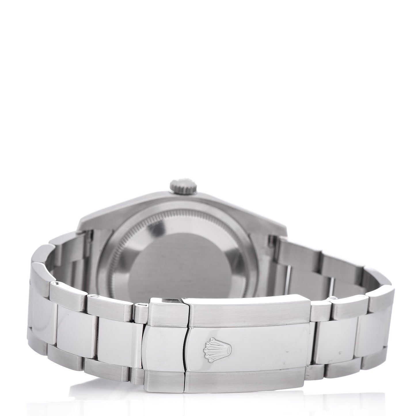 Stainless Steel 18K White Gold 36mm Oyster Perpetual Datejust Watch Black Roman 116234