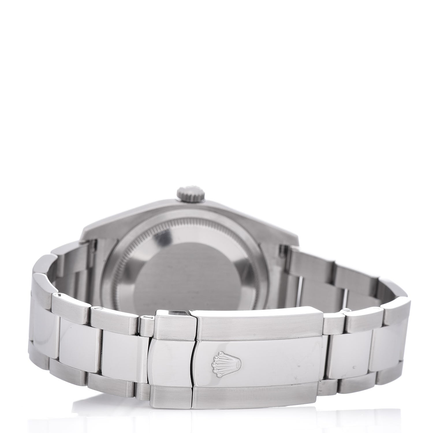 Rolex Stainless Steel 18K White Gold 36mm Oyster Perpetual Datejust Watch Black Roman 116234 4 of 8